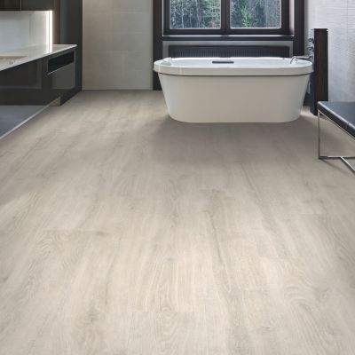 wood look laminate floors in a bathroom
